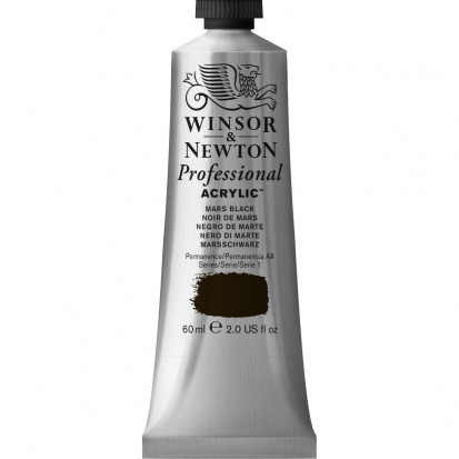 Акрил Artist's, черный Марс 60мл